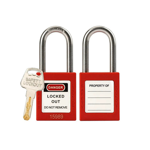 Rock Solid Lockout Tagout Padlock Kit Five Pack Keyed Alike Osha Approved Heavy Duty Industrial Safety Locks Built To Crush Daily Shop Floor Demands Today