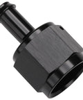 AN10 Female To Three Eighths Inch Barb Hose Fitting Adapter Straight Swivel 6061 T6 Billet Aluminum Black With Anodized Finish Rugged Beefy Durable Heavy Duty Anti Corrosion For Automotive Fuel Oil And Water Lines