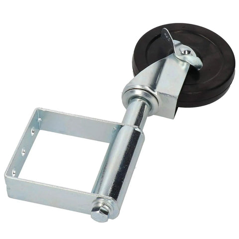 Spring Loaded Gate Wheel Caster For Farm Gates Heavy Duty 5 Inch Aluminum Wheel With Damping No More Gate Drag Shock.