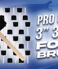 3 Inch Foam Brushes 36 Piece Set For Painting Staining Gluing And Craft Projects With Lightweight Wooden Handles Budget Friendly