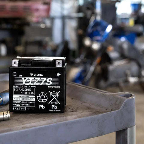 Factory Activated YTZ High Performance AGM Battery With Expanded Plate Grid For Beefed Up Starting Power And Vibration Resistance Model YUAM727ZS YTZ7S
