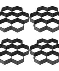 Hexagon Brick Molds Set For Concrete Pathways And Walkways DIY Cement Paving Molds For Garden Lawn Patio Easy To Use Paver Kit