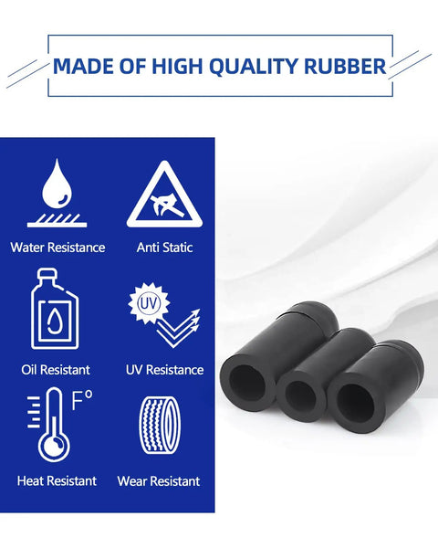 Durable Rubber Vacuum Cap And Plug Kit With 102 Piece Assortment For Carburetor And Automotive Vacuum Lines, high quality features.