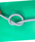 Person holding knotted High Temperature Resistant Steam Hose Replacement Tube For Garment Steamers Flexible PVC Nylon Construction