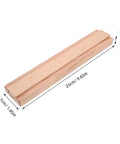 Full Extension Drawer Slides in Solid Wood with Bottom Mount Glides, Center Guide Track, dimensions shown