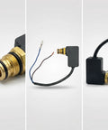 Premium Pressure Washer Switch Assembly Replacement With Pre-Stripped Wires And Durable Brass Threaded Connector In Compact Rectangular Housing, showcasing pre-stripped wiring and brass connector.