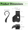 Dimensions of Built Damn Tough Motorcycle Cruise Control With Anti Slip Inner Ring Grip Throttle Accelerator Assist Handle.