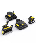 All Season Yard Master 4 In 1 Modular Robot for Lawn Mowing Snow Blowing and Leaf Blowing with modular attachments
