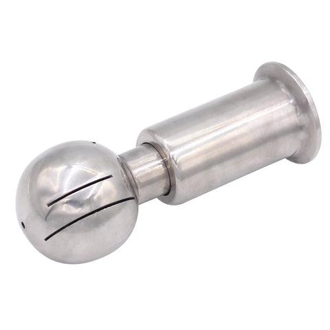 304 stainless steel rotary spray ball for CIP tank cleaning, 1.5 inch tri-clamp connection