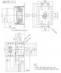 1Pc Industrial Microwave Equipment Magnetron Om75P Air Cooled For Samsung Mag Drying Apparatus technical drawing with dimensions.