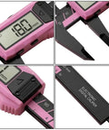 Digital Vernier Caliper 150mm Nylon Body Metric Inch displaying a measurement of 180mm on a high-resolution digital screen.