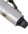 Heavy Duty Right Angle Air Die Grinder With Adjustable Speed Regulator and Beast Mode Tungsten Steel Internals close-up view of body and connector.