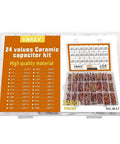 Top view of a packaged Ceramic Capacitor Kit 2400Pcs Multilayer Monolithic Chip Caps 2pF To 100nF 50V Assortment Set For Pro DIY