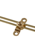 Friction Assisted Lid Supports Dual Sided Brass Finish For Lids And Cabinets Prevent Slamming And Ensure Smooth Close For DIY Projects