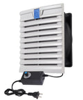 150X150Mm Cabinet Ventilator Kit With 120X25Mm Cooling Fan And Variable Speed Control for quiet airflow in server racks.