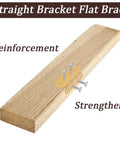 Golden Flat Straight Mending Brackets Kit With 80 Screws 20 Pieces Metal Fixing Plates for wood reinforcement and strengthening