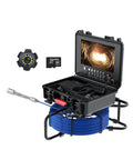 Badass Heavy Duty 9 Inch Sewer Inspection Camera With 23mm Flexible Head and 16G storage card in a portable case.