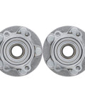 Two rear wheel bearing and hub assemblies for CX5 2013 2014 2015 2016 2017 2018 2019, KD352615XB, close-up, circular metal components.