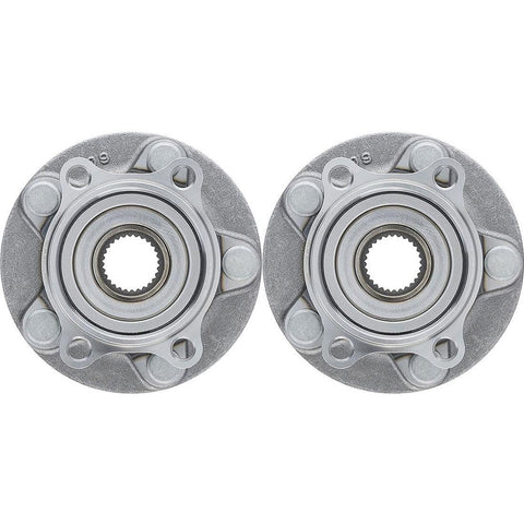 Two rear wheel bearing and hub assemblies for CX5 2013 2014 2015 2016 2017 2018 2019, KD352615XB, close-up, circular metal components.
