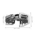 Heavy Duty RV Cabinet Door Hinge With Hydraulic Soft Close For Camper Go To Steel Overhead Hinge Built For Flexible Fit