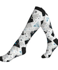 Top Tier Gear Chip Industrial Socks With 15-20mmHg Graduated Compression, stylish design for calf support.