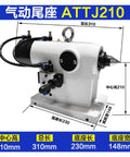 Pro Shop Grade Heavy Duty Four Axis Tailstock Indexing Head Built Like A Tank Cast Iron Fourth Axis Rotary Adapter dimensions 310mm x 210mm.