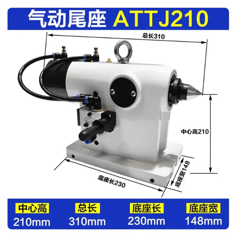 Pro Shop Grade Heavy Duty Four Axis Tailstock Indexing Head Built Like A Tank Cast Iron Fourth Axis Rotary Adapter dimensions 310mm x 210mm.