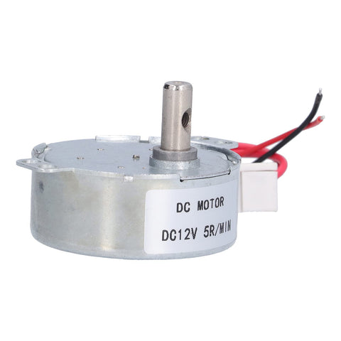 No Sweat Operation 12V DC Motor With Whisper Quiet Gearbox 5 RPM Reversible Drive For Vending And Automation low power draw design.