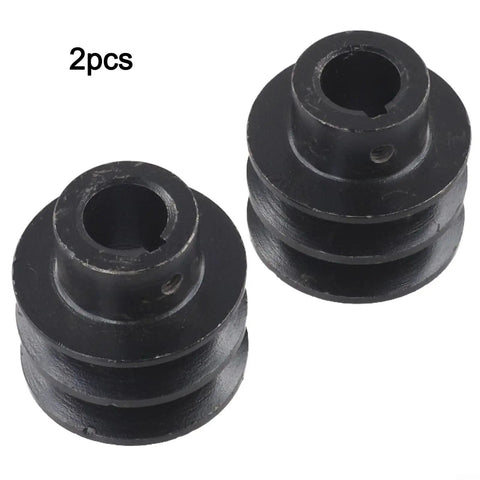 Sick Of Engine Failure Get This Awesome Dual Groove V Belt Pulley For 168F And 170F Engines Made With Heavy Cast Iron For Total Durability And Better Power Transmission Performance Plus 19mm Bore Fits A Type Sheave Motor Upgrades Like A Boss 2pcs cast iron dual groove V belt pulleys, 19mm bore
