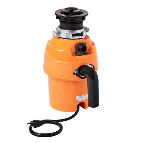 Beast 3/4 HP Garbage Disposal With Power Cord, Quiet 2700 RPM Motor, EZ Mount Quick Install, Removable Splash Guard For Easy Cleaning, No Electrical Expertise Needed, Durable Kitchen Waste Grinder For Busy Homes