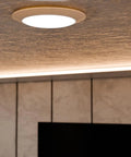 Ceiling with Ultra Bright 7.5 Inch Dimmable LED Disk Light Flush Mount for Ceilings, Energy Star Certified, 16.5W 120V 5000K Daylight