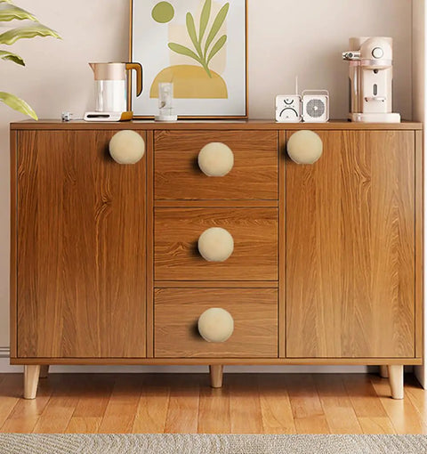 Real Deal Unfinished Beech Wood Cabinet Knobs Big Boy Sized Round Drawer Pulls Pack Of Four With Heavy Duty Screws Top Shelf Hardware For Any Home Reno on modern cabinet.
