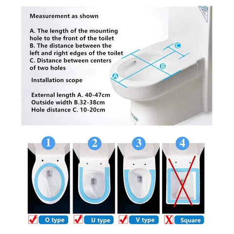 Top Shelf Soft Close Toilet Seat With Silent Slow Drop Lid That Kills Slamming Noise Universal Mounting Hardware measurements and installation guide