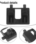 Hands-Free Electric Wire Welding Fixture With Adjustable Clamps, black jig with spring-loaded clamps for secure wire holding.