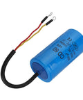 Heavy Duty Cd60 Operating Capacitor 250V Ac For Ac And Motors That Actually Works A Durable Electrical Component To Fix Your Fan And Keep You Cool Without The Headache Today, blue cylindrical capacitor with wires.