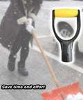 Spade Handle Replacement For Snow Shovels With 32mm Inner Diameter Plastic D Grip Style Comfy No Slip Grip Yellow Garden Tool