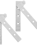 Hidden Seven-Way Hinges 4 Pack Stainless Steel With Smooth Operation Thickened Design Rotating Shaft For Doors And Cabinets