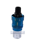 Adjustable In Line Pressure Regulator For Pneumatic Tools One Quarter Inch NPT Inlet To One Quarter Inch NPT Outlet close view