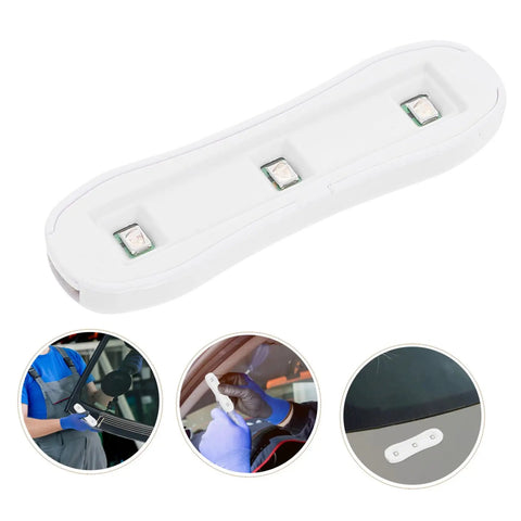 DIY Friendly Windshield Crack Repair Kit With Curing Light For Auto Glass Restoration Fast Fix, Portable Glass Strengthening Tool shown