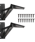 80-degree foldable cabinet hinge with screws, pack of 2
