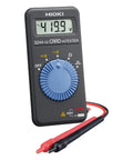 Card Size HiTester And Digital Multimeter With 41.99 Megaohms Resistance 500 Volts AC DC Range Auto Ranging And Auto Power Save