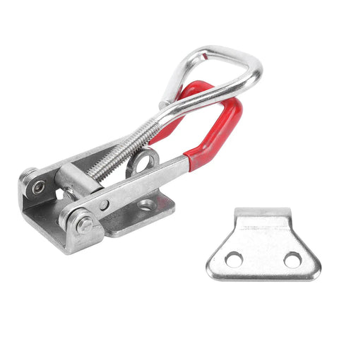 Beefy Heavy Duty Adjustable Toggle Latch Clamp In Stainless Steel With 600 Kilograms Holding Power for workshop settings