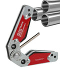 Rock Solid Magnetic Welding Positioner With Smooth 20 To 200 Degree Adjustments Hex Key Lock, aligning pipes for fabrication.