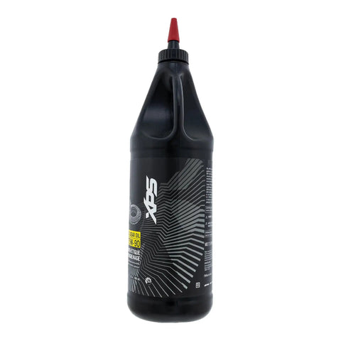 Bottle of XPS Synthetic Gear Oil 75W90 One Quart For Visco Lok And Smart Lok Differentials with black design