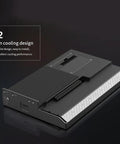 Plug And Play External Gpu Dock For Laptop Graphics Card Expansion PCIE Enclosure with open cooling design visible.