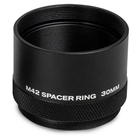 Pro Grade Astro Imaging M42 Spacer Kit 30mm ring for back focus fine tuning between camera and telescope, black.