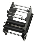 No Sweat Semi Automatic Label Applicator For Breweries And Food Shops Effortless Self Adhesive Dispenser with smooth rollers.