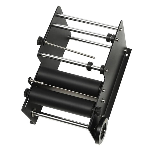 No Sweat Semi Automatic Label Applicator For Breweries And Food Shops Effortless Self Adhesive Dispenser with smooth rollers.
