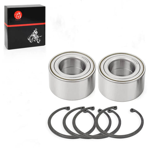 Rear Wheel Bearings With Ring Clip For Polaris ACE Ranger RZR UTV 400 500 570 800 900 1000 Premium OEM Replacement full set with clips.