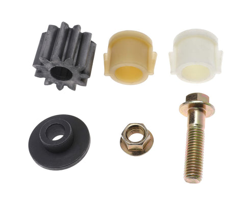 19 Tooth Steering Sector Pinion Gear Replacement For LA100 LA102 LA105 LA115 LA125 LA130 LA135 LA140 LA145 LA150 LA155 LA165 LA175 Lawn Tractors Beefed Up Steel With Anti Rust Coating Fits GX21924BLE GX20053 GX20054 GX21994, shown with bolts and bushings